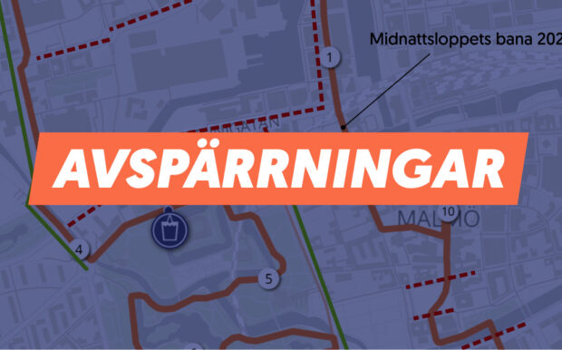 Midnattsloppet Malmö Avspärrningar