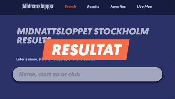 Resultat Midnattsloppet Stockholm