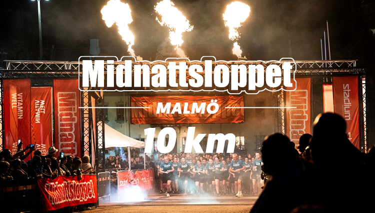 Midnattsloppet Malmö Löpare startar loppet