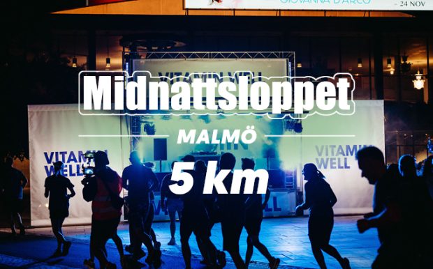 Midnattsloppet Malmö musikstation Vitamin Well med löpare