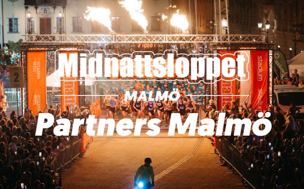 Midnattsloppet Malmö startbild stora torget presentation av partners