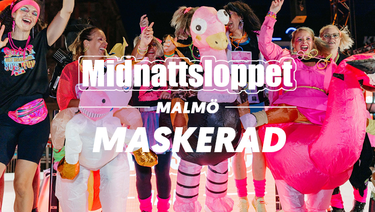 Midnattsloppet Malmö prisutdelning för deltagare maskeradtävlingen på Stortorget