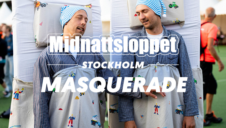 Midnattsloppet Stockholm Masquerade runners