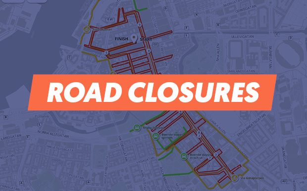 Road Closures avspärrningar engelska 2025 göteborg snabblänk