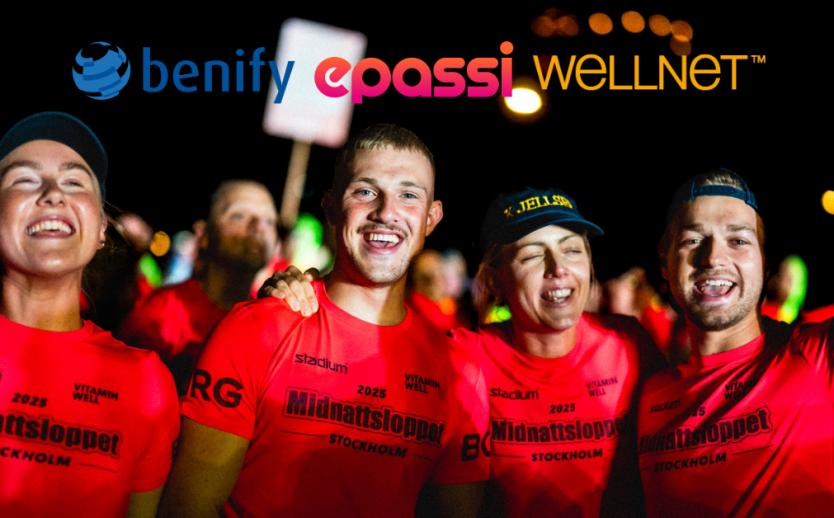 Nyttja ditt friskvårdsbidrag till Midnattsloppet Benify Epassi Wellnet