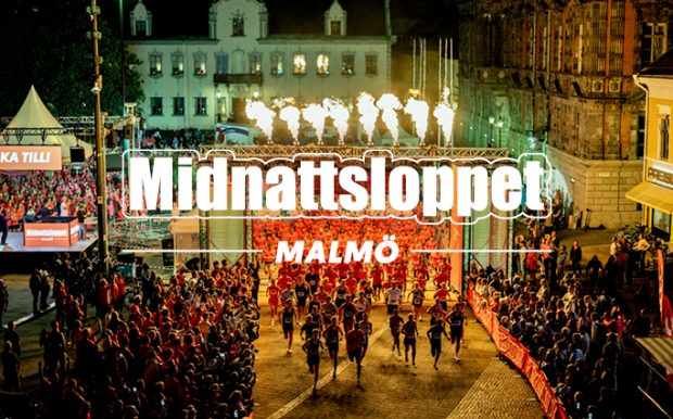 Midnattsloppet Malmö starten puffbild första sidan