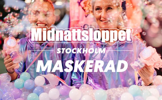 Maskerad puffbild Midnattsloppet Stockholm 2025