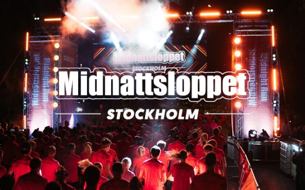 Starten av midnattsloppet Stockholm