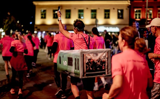 Utmed banan på Midnattsloppet Göteborg