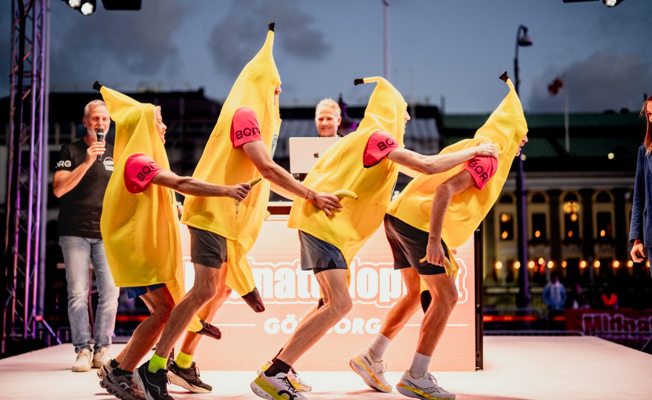 Spex på scenen i Göteborg chiquita bananer