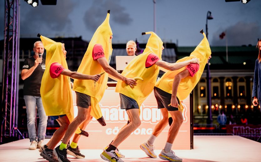 Spex på scenen i Göteborg chiquita bananer