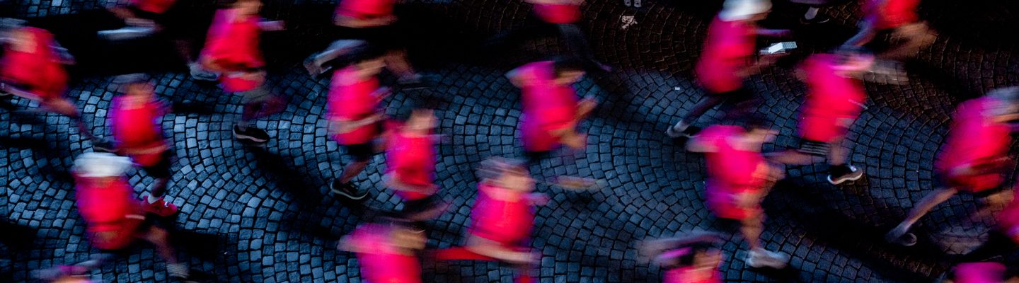 Midnattsloppet Malmö bild från ovan