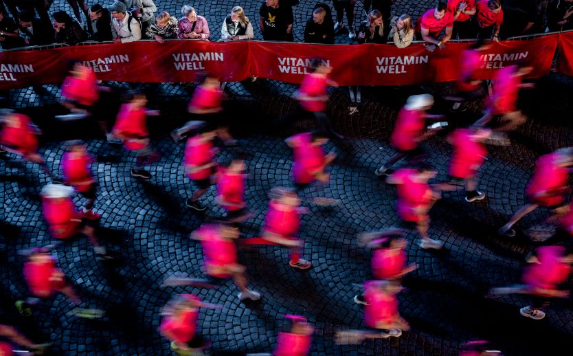 Midnattsloppet Malmö bild från ovan