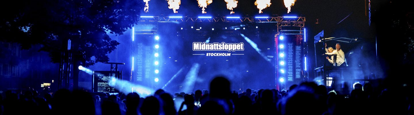 Startbild från Midnattsloppet Stockholm