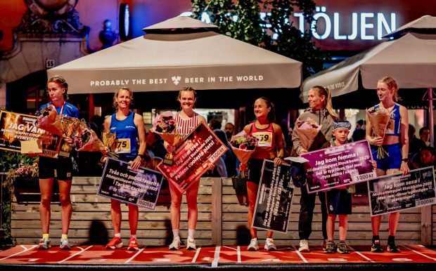 Midnattsloppet Stockholm Topp 6 damer på prispallen