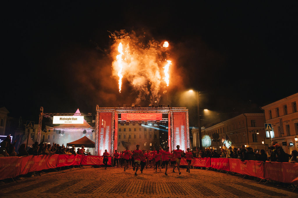 Midnight run helsinki 2025 starten