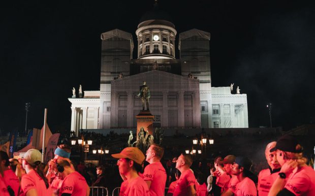 Midnight run helsinki 2025 starten kyrka