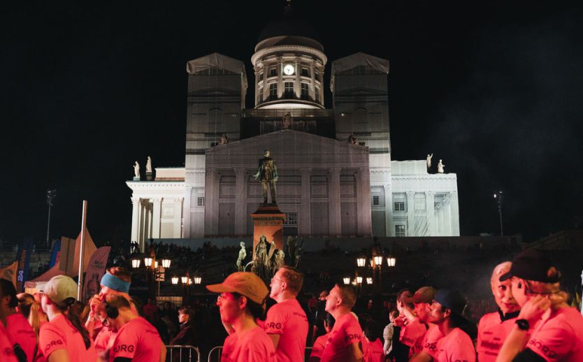 Midnight run helsinki 2025 starten kyrka