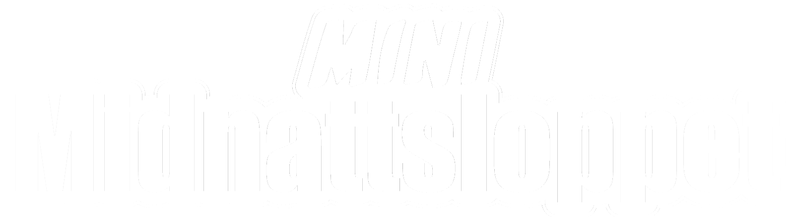 Mini Midnattsloppet logga vit